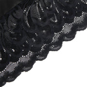 SUBBLIME - BABYDOLL MIT BLUMENPRINT AUF DER BRUST SCHWARZ L/XL SUBBLIME BABYDOLLS