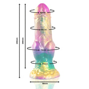 EPIC - IRIS DILDO MIT REGENBOGENFARBENEN HODEN DER VERGNÜGUNG - ENGEFREUNDE.COM