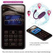 PRETTY LOVE - CASPER LILA WIEDERAUFLADBARES VIBRIERENDES EI PRETTY LOVE SMART