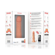 ONINDER - MITTLERER BOGOTÁ-VIBRATORDILDO MIT 9 GESCHWINDIGKEITEN NATÜRLICH 20 CM -O- 4.2 CM - KOSTENLOSE APP - ENGEFREUNDE.COM
