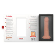 ONINDER - MITTLERER BOGOTÁ-VIBRATORDILDO MIT 9 GESCHWINDIGKEITEN NATÜRLICH 20 CM -O- 4.2 CM - KOSTENLOSE APP - ENGEFREUNDE.COM