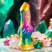 EPIC - IRIS DILDO MIT REGENBOGENFARBENEN HODEN DER VERGNÜGUNG - ENGEFREUNDE.COM