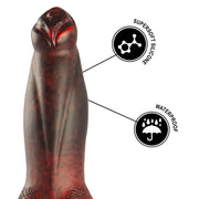 EPIC - PROMETHEUS DILDO TITAN IN FLAMES WIEDERAUFLADBARE FERNBEDIENUNG - ENGEFREUNDE.COM