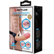 PRETTY LOVE - MAVIS HARNESS UNIVERSAL SLIP MIT DILDO 19 CM NATUR - ENGEFREUNDE.COM