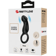 PRETTY LOVE - WARREN BLACK ANALRING & VIBRATOR PRETTY LOVE BOTTOM