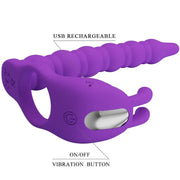 PRETTY LOVE - BLACKNEY PENISRINGE MIT VIBRATOR-PLUG PRETTY LOVE