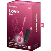 SATISFYER - LOVE BIRDS 2 VIBRIERENDE KEGEL-KUGELN + KOSTENLOSE APP SATISFYER BALLS