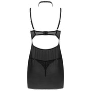 LIVCO CORSETTI FASHION - BINELLA SET BABYDOLL + TANGA SCHWARZ LIVCO CORSETTI SETS