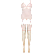 LIVCO CORSETTI FASHION - PERSINNE PEACH SET KORSET + HÖSCHEN + STRÜMPFE LIVCO CORSETTI SETS