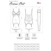 LIVCO CORSETTI FASHION - PERSINNE MIT EMPORIO SET KORSETT + HÖSCHEN + STRÜMPFE LIVCO CORSETTI SETS