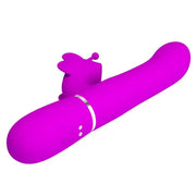 PRETTY LOVE - MULTIFUNKTIONS-KANINCHENVIBRATOR 4 IN 1 SCHMETTERLING FUCHSIA PRETTY LOVE FLIRTATION