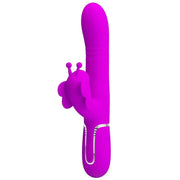 PRETTY LOVE - MULTIFUNKTIONS-KANINCHENVIBRATOR 4 IN 1 SCHMETTERLING FUCHSIA PRETTY LOVE FLIRTATION