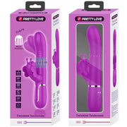 PRETTY LOVE - MULTIFUNKTIONS-KANINCHENVIBRATOR 4 IN 1 SCHMETTERLING FUCHSIA PRETTY LOVE FLIRTATION