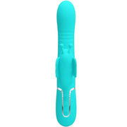 PRETTY LOVE - MULTIFUNKTIONS-KANINCHENVIBRATOR 4 IN 1 SCHMETTERLING AQUAGRÜN PRETTY LOVE FLIRTATION