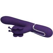 PRETTY LOVE - MULTIFUNKTIONS-KANINCHENVIBRATOR 4 IN 1 SCHMETTERLING LILA - ENGEFREUNDE.COM