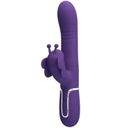 PRETTY LOVE - MULTIFUNKTIONS-KANINCHENVIBRATOR 4 IN 1 SCHMETTERLING LILA - ENGEFREUNDE.COM