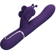 PRETTY LOVE - MULTIFUNKTIONS-KANINCHENVIBRATOR 4 IN 1 SCHMETTERLING LILA - ENGEFREUNDE.COM
