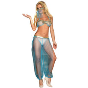 SUBBLIME - INDIEN-STIL BLAUES DESSOUS-SET L/XL SUBBLIME SETS