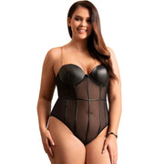SUBBLIME - SCHWARZER BODY MIT KETTEN-HOSENTRGERN L/XL SUBBLIME BODIES
