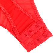 SUBBLIME - TEDDY MIT STRUMPFBAND-DETAIL BRUST ROT L/XL SUBBLIME BODIES