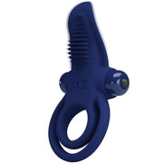 PRETTY LOVE - BRONSON DOPPELRING MIT VIBRATION BLAU PRETTY LOVE MALE