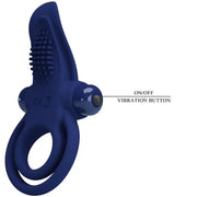 PRETTY LOVE - BRONSON DOPPELRING MIT VIBRATION BLAU PRETTY LOVE MALE