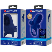 PRETTY LOVE - PALLE RING MIT VIBRATION BLAU PRETTY LOVE MALE