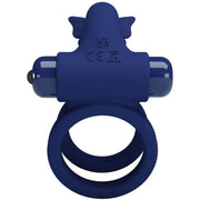 PRETTY LOVE - JAMELE DOPPELRING MIT VIBRATION & SCHMETTERLINGSTIMULATOR BLAU PRETTY LOVE MALE