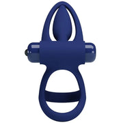 PRETTY LOVE - MAT DOPPELRING MIT VIBRATION & STIMULATOR BLAU PRETTY LOVE MALE