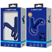 PRETTY LOVE - ELISH VIBRATIONSRING MIT VERLNGERUNG BLAU PRETTY LOVE MALE