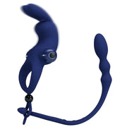 PRETTY LOVE - AYAD RABBIT VIBRATORRING MIT STECKER BLAU PRETTY LOVE MALE