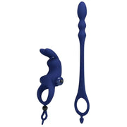 PRETTY LOVE - AYAD RABBIT VIBRATORRING MIT STECKER BLAU PRETTY LOVE MALE