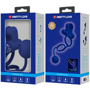 PRETTY LOVE - REMINGTON DOPPELVIBRATIONSRING MIT STECKER BLAU PRETTY LOVE MALE