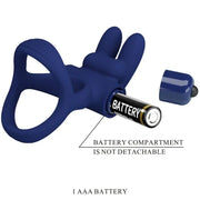 PRETTY LOVE - FRANCISCO DOPPELTER VIBRATIONSRING KANINCHEN BLAU PRETTY LOVE MALE