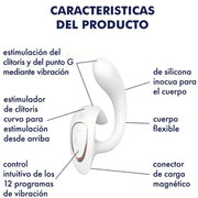 SATISFYER - G FOR GODDESS 1 RABBIT VIBRATOR WEISS SATISFYER VIBRATOR