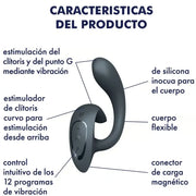 SATISFYER - G FOR GODDESS 1 RABBIT VIBRATOR DUNKELGRAU SATISFYER VIBRATOR