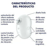 SATISFYER - CUTIE GHOST AUFLEGEVIBRATOR WEISS SATISFYER LAYONS