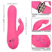 CALEXOTICS - SACRAMENTO SWEETIE VIBRATOR RABBIT PINK VON CALIFORNIA DREAMING CALEXOTICS