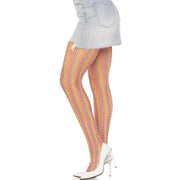 LEG AVENUE - MEHRFARBIGE HÄKELSTRÜMPFE LEG AVENUE HOSIERY