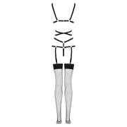 LIVCO CORSETTI FASHION - THIARA LC 20213 SET BODY + STRÜMPFE SCHWARZ L/XL LIVCO CORSETTI SETS