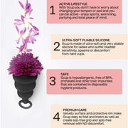 G-VIBE - GCUP SCHWARZE MENSTRUATIONSTASSE G-VIBE