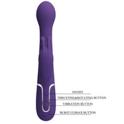 PRETTY LOVE - DEJON RABBIT VIBRATOR 3 IN 1 MULTIFUNKTIONS-LILA PRETTY LOVE FLIRTATION