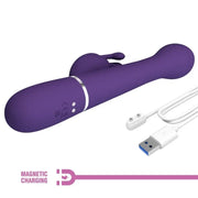 PRETTY LOVE - DEJON RABBIT VIBRATOR 3 IN 1 MULTIFUNKTIONS-LILA PRETTY LOVE FLIRTATION