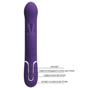 PRETTY LOVE - COALE RABBIT VIBRATOR 4 IN 1 LILA PRETTY LOVE FLIRTATION