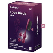 SATISFYER - LOVE BIRDS VARY VIBRIERENDE KUGELN KOSTENLOSE APP WEINROT SATISFYER VIBRATOR