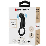 PRETTY LOVE - TRAE VIBRATIONSRING MIT SCHWARZEM STIMULATOR PRETTY LOVE MALE
