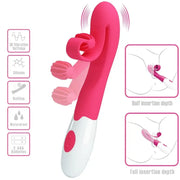 ROMANCE - VIBRATOR UND STIMULATOR 30 GESCHWINDIGKEITEN ROSA ROMANCE