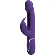 PRETTY LOVE - KAMPAS RABBIT 3 IN 1 MULTIFUNKTIONSVIBRATOR MIT ZUNGE VIOLETT PRETTY LOVE FLIRTATION