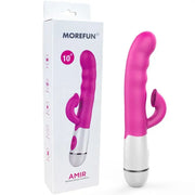 ARMONY - AMIR MULTIFUNKTIONSVIBRATOR MIT STIMULIERENDER ZUNGE 16 GESCHWINDIGKEITEN ROSA ARMONY VIBRATORS