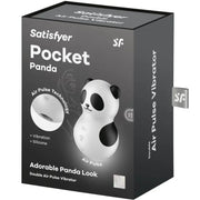 SATISFYER - POCKET PANDA STIMULATOR & VIBRATOR SCHWARZ WEISS SATISFYER AIR PULSE